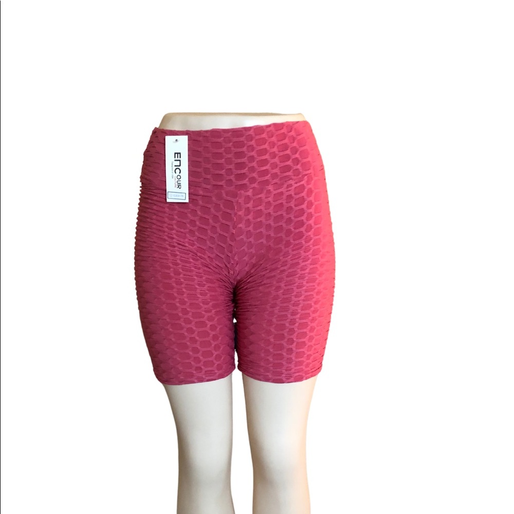 💐 Fuchsia Scrunchy Biker Shorts 💐